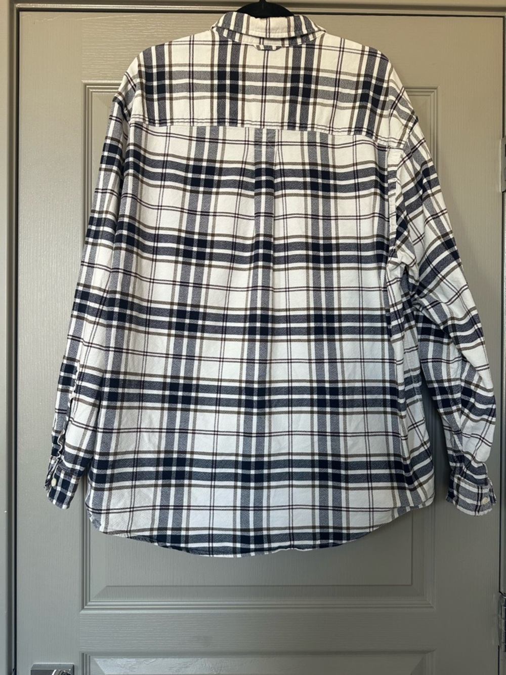 Eddie Bauer Plaid Flannel Shirt Men’s XL Classic Fit 100% Cotton Button Down - Picture 5 of 11